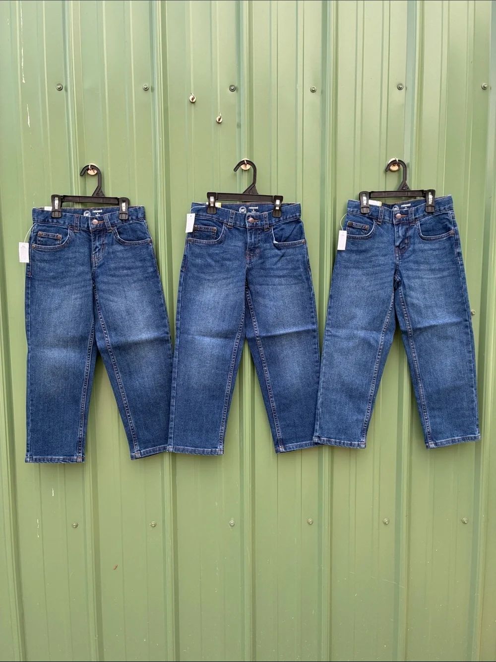 Boys Relaxed Fit Denim Jeans Pants 3-Pack Size 6